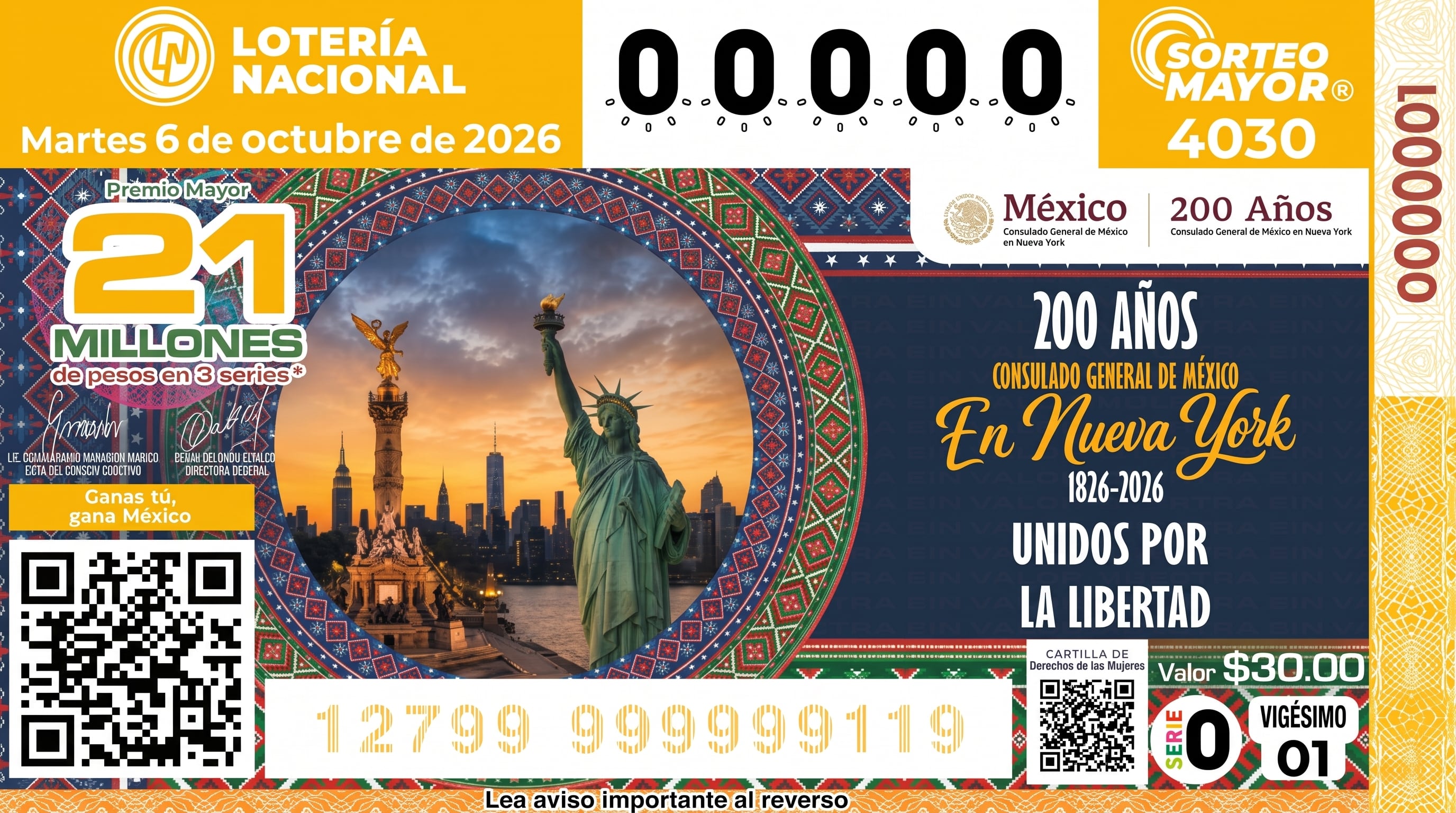Lotería Nacional.