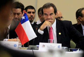El Canciller chileno, Andrés Allamand.