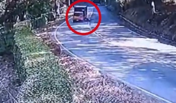 Al parecer, la pareja que se movilizaba en la motocicleta se dirigía hacia San Gil, Santander- crédito @pablogo1998/ X