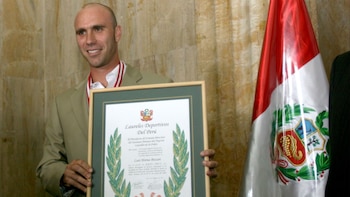 El tenista peruano Luis Horna,