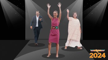 Claudia Sheinbaum se alzó con