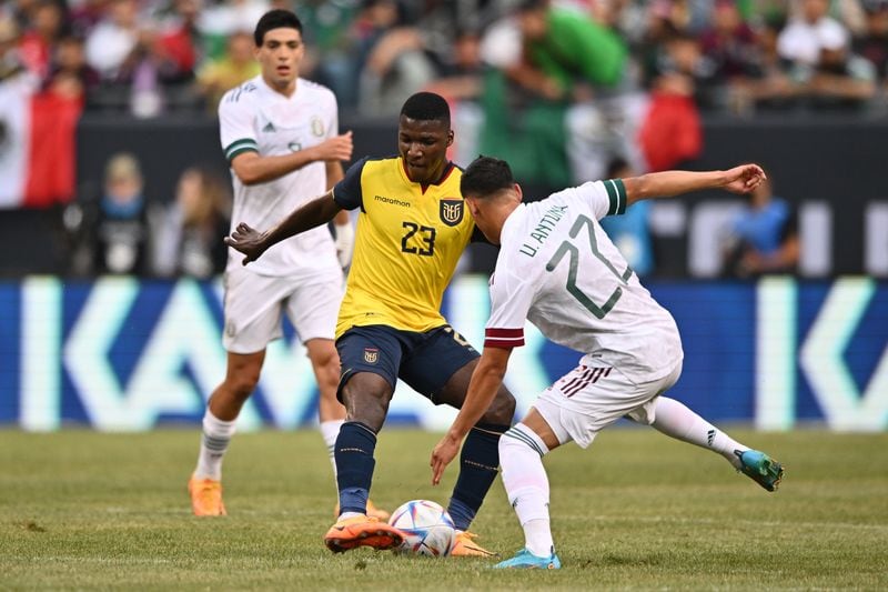 El delantero auriazul disputó su último encuentro con la Selección Mexicana ante Ecuador. USA TODAY/Jamie Sabau
