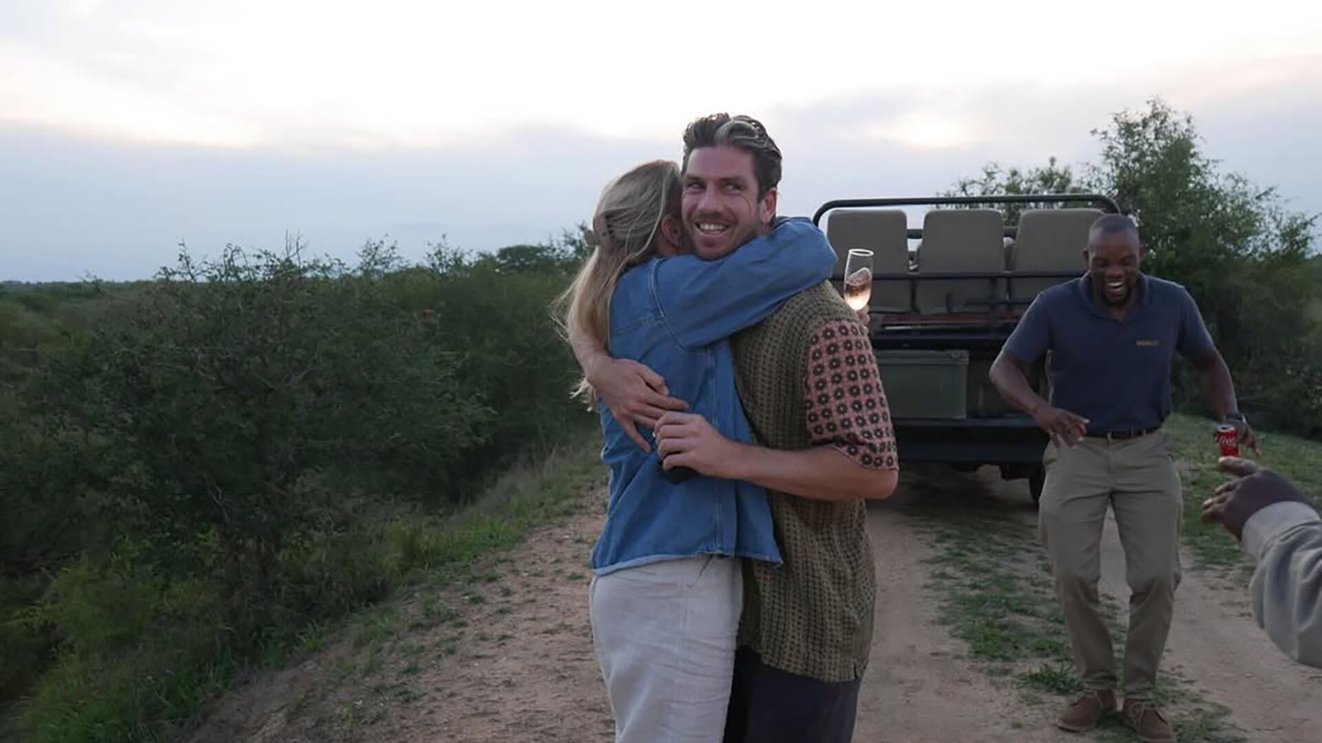 Norrie y Jacobi se comprometieron durante sus vacaciones en Sudáfrica