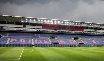 Partido suspendido entre Nacional de Uruguay y Deportivo Cali - crédito @cndeffemenino/Instagram