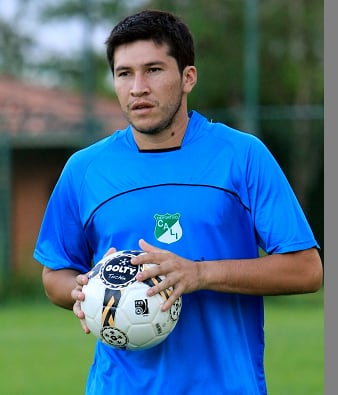 Víctor Hugo Centurión, durante su etapa con el Deportivo Cali en 2011 - crédito @heinarortizc/X