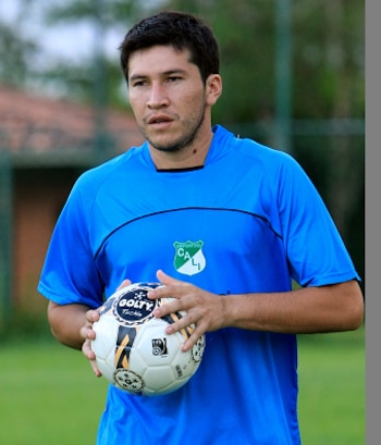 Víctor Hugo Centurión, durante su