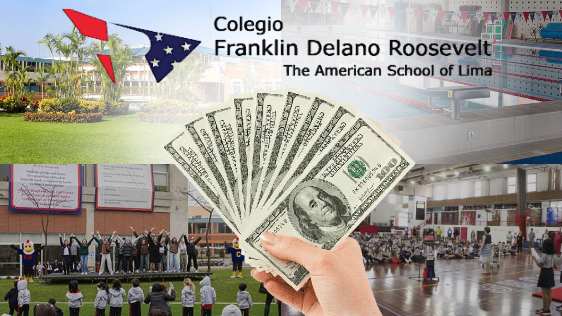 Su campus de más de nueve hectáreas alberga laboratorios, bibliotecas y espacios deportivos de élite. (Composición Infobae Perú)