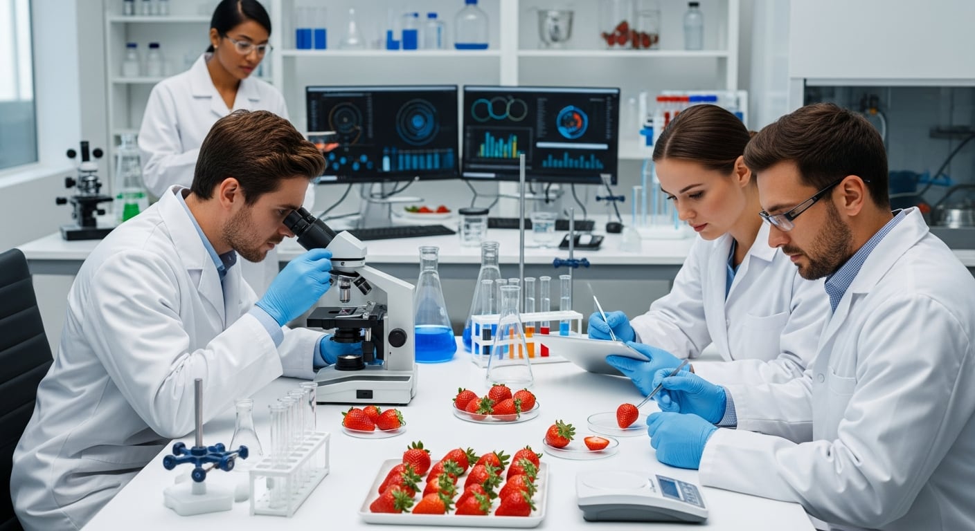 La frutilla posee un genoma octoploide, resultado de fusiones entre especies antiguas (Imagen Ilustrativa Infobae)