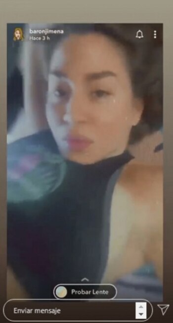 La foto que publicó Jimena