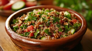 La quinoa, los frutos secos