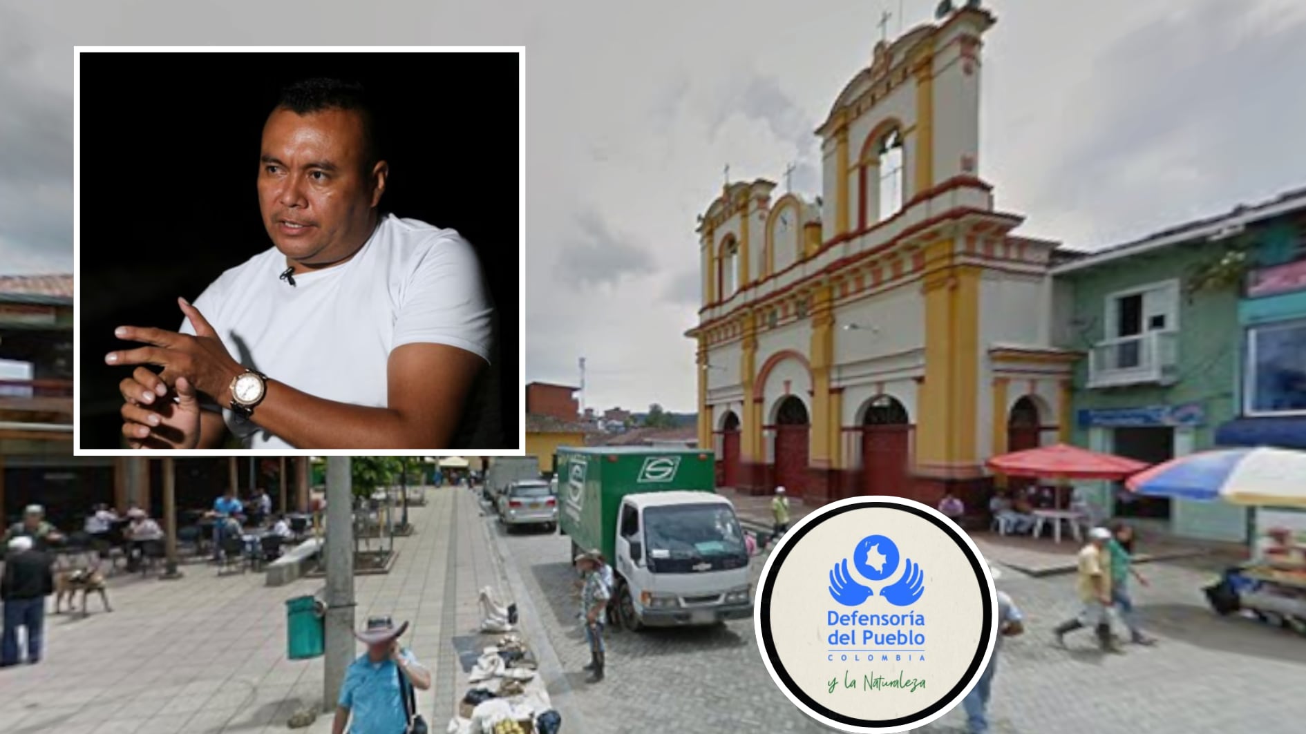 El anuncio advierte que la situación en las cinco poblaciones del nordeste antioqueño podría empeorar si no se cuenta con intervención institucional - crédito Luisa González / Reuters | Google Maps | @DefensoriaCol / X