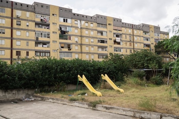 El edificio de viviendas sociales