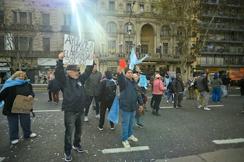Marcha Jubilados - Congreso - 22 de julio