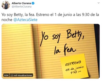 El mensaje de Alberto Ciurana