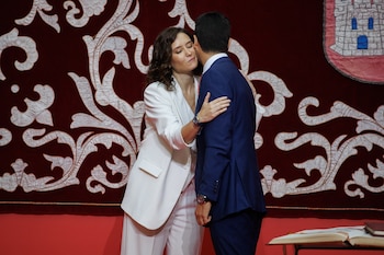 La presidenta de la Comunidad