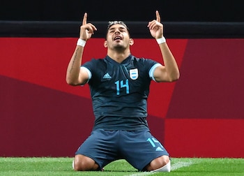 Medina disputó los Juegos Olímpicos de Tokio 2020 con la selección argentina (REUTERS/Kim Hong-Ji)