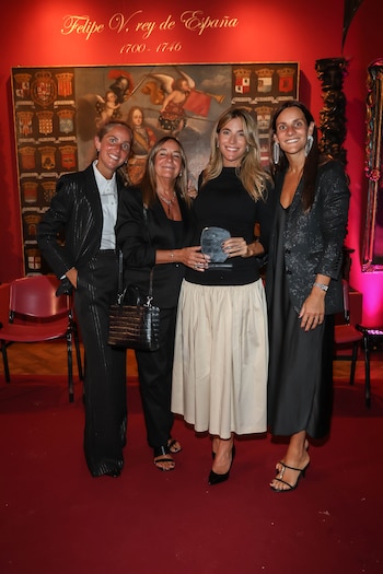 María Belén Ludueña con su