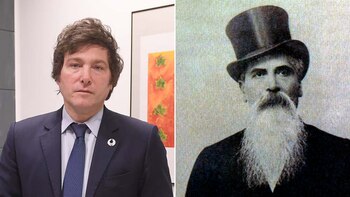 Javier Milei y Leandro