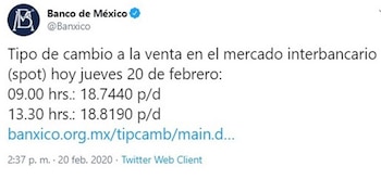 Banco de México (Foto: Twitter@Banxico)