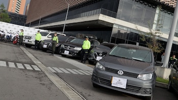 Vehículos recuperados en Bogotá -