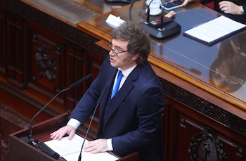 El Presidente habló ante el