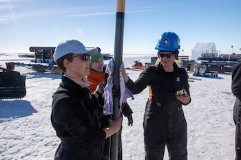 La expedición utiliza equipos de