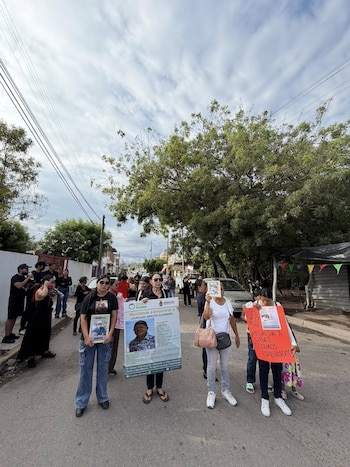 Marcha en Escuinapa para exigir paz