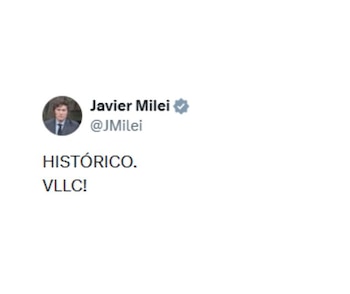 El mensaje del Presidente tras