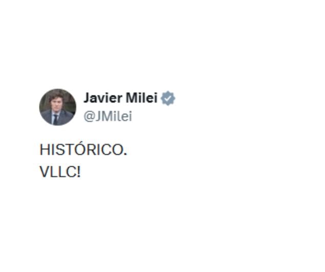 El mensaje del Presidente tras la media sanción