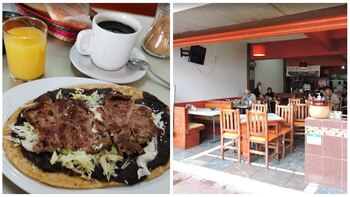 Desayuno por 40 pesos en