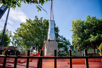 La inversión del Aerocable asciende a unos USD 120 millones y forma parte de la estrategia del Gobierno para mejorar la movilidad urbana./ (Noticiero El Salvador)