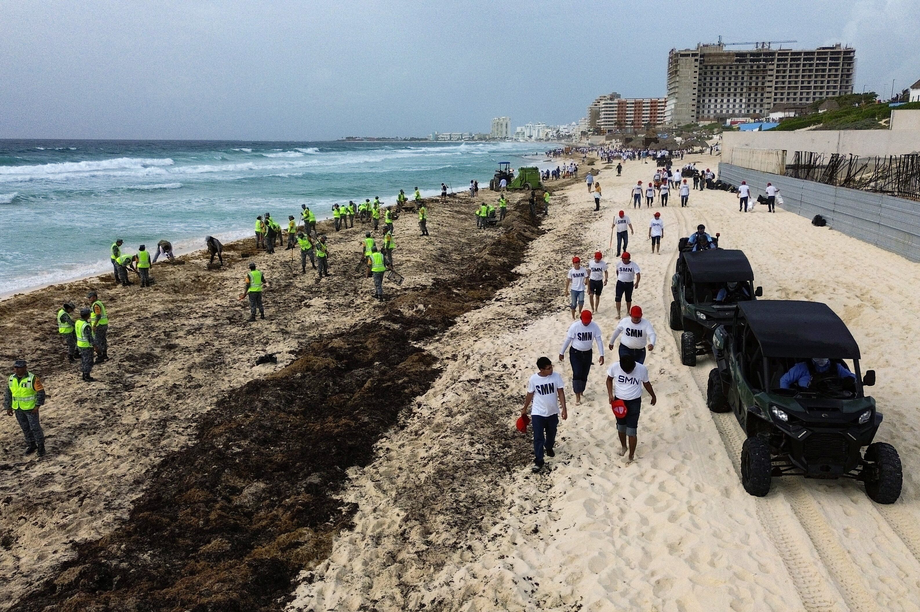 Romina criticó el manejo del gobierno frente al sargazo: