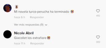 Milett Figueroa y Giacomo Bocchio