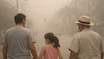 Ministerio de Salud dominicano emite alerta preventiva por densa nube de polvo del Sahara y altas temperaturas