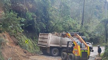 Cierre en la vía Bogotá