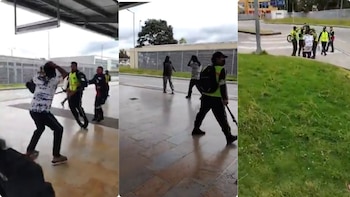 Tras video de agresión con cuchillo de un “colado” a vigilante de Transmilenio, el alcalde Galán se pronunció: “Tendrán que responder ante la justicia”