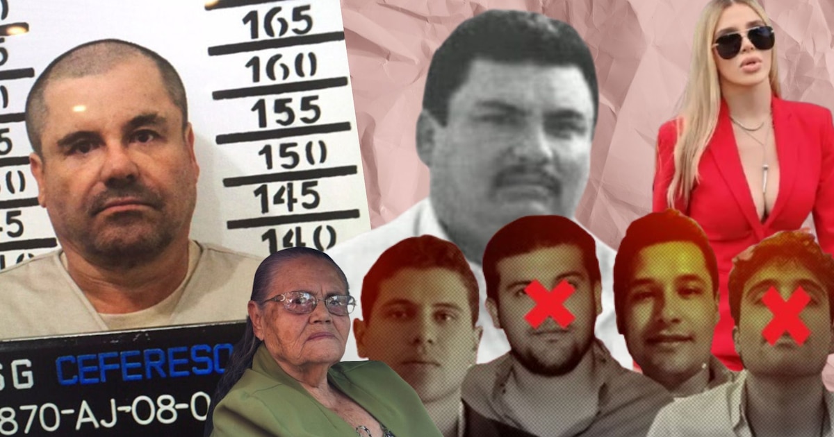 La familia de "El Chapo" Guzmán: Siete años después de su captura, un legado marcado por la tragedia y la persecución