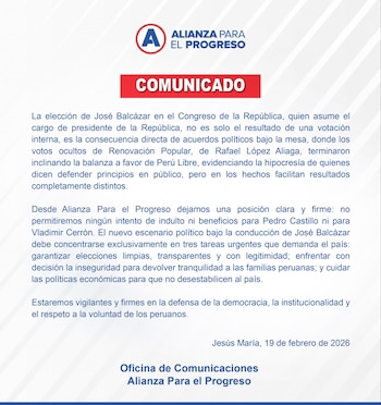 Comunicado de APP