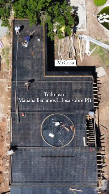 El arquitecto está trabajando en