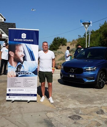 Leandro Rud con Escudo Seguros