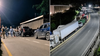 Cuatro tramos viales amanecen cerrados este jueves en Guatemala, después de una jornada que acumuló ocho bloqueos en las principales carreteras