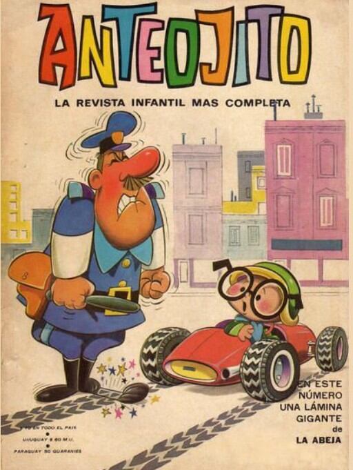 La revista Anteojito ofrecía entretenimiento y además, era muy útil en la escuela con sus figuritas para recortar