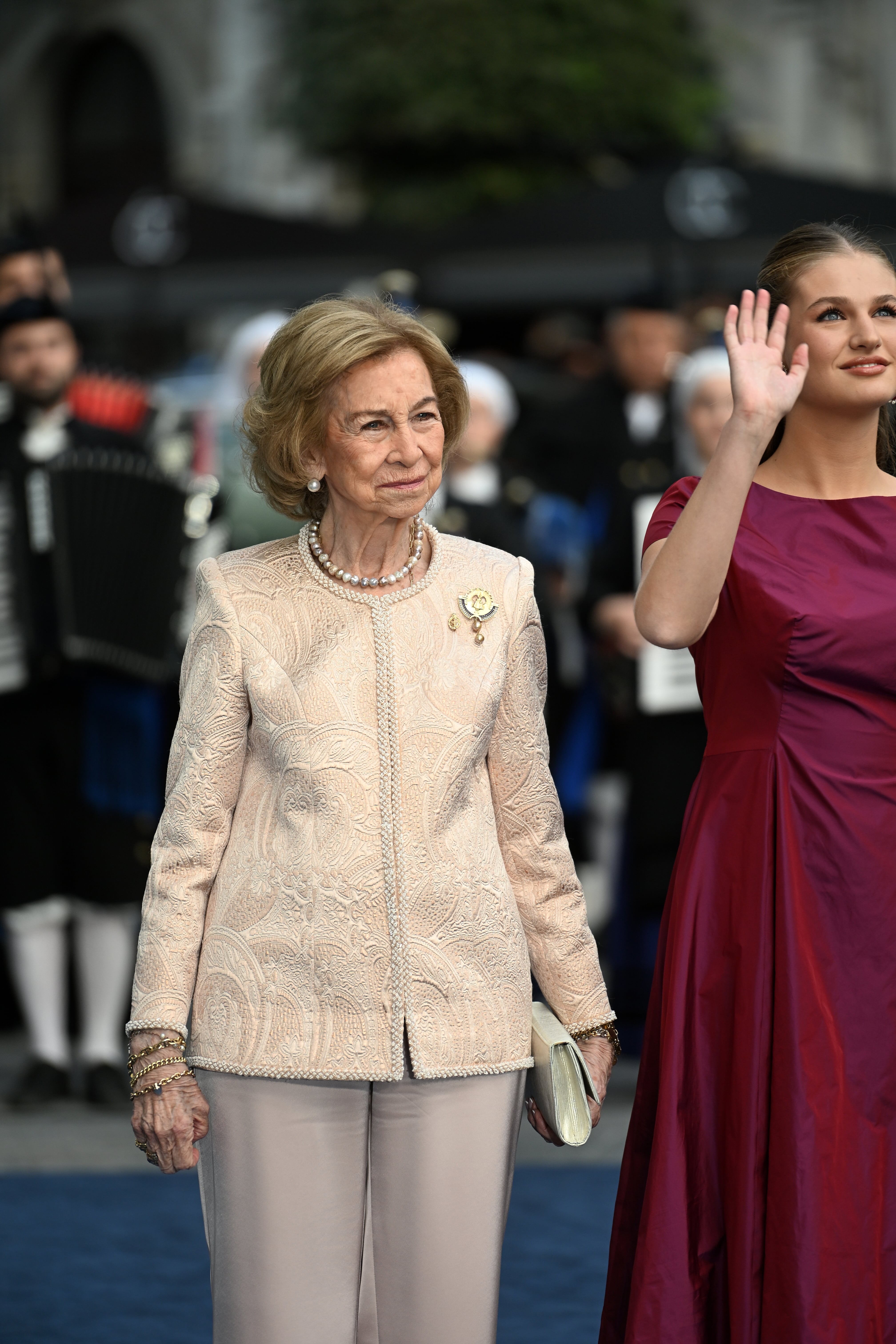 La reina Sofía en los Premios Princesa de Asturias. (Óscar Ortiz / Europa Press)