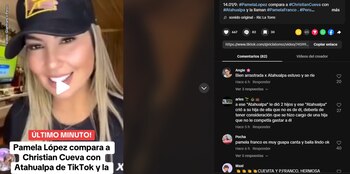 Pamela López genera polémica al