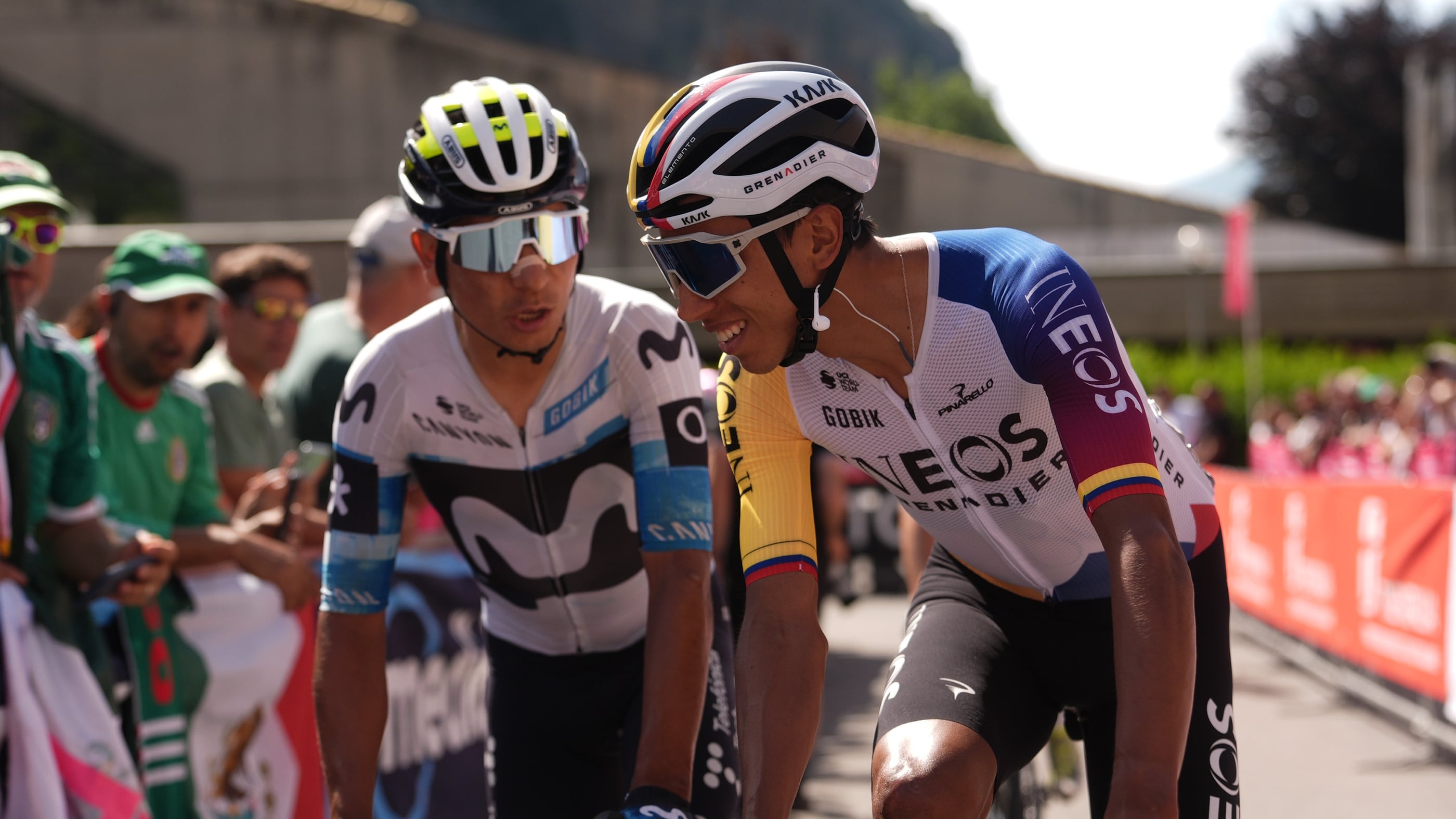 Nairo Quintana y Egan Bernal lideran la selección de Colombia para el Campeonato Mundial de Ciclismo en Ruta UCI 2026 en Montreal - crédito @giroditalia/X