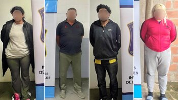 Los cuatro detenidos