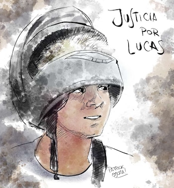 La ilustración del artista Patrick