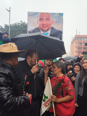 Funeral de Juan Francisco Solórzano Foppa, ex fiscal y abogado de Guatemala