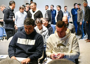 Matías Biscay y Franco Armani