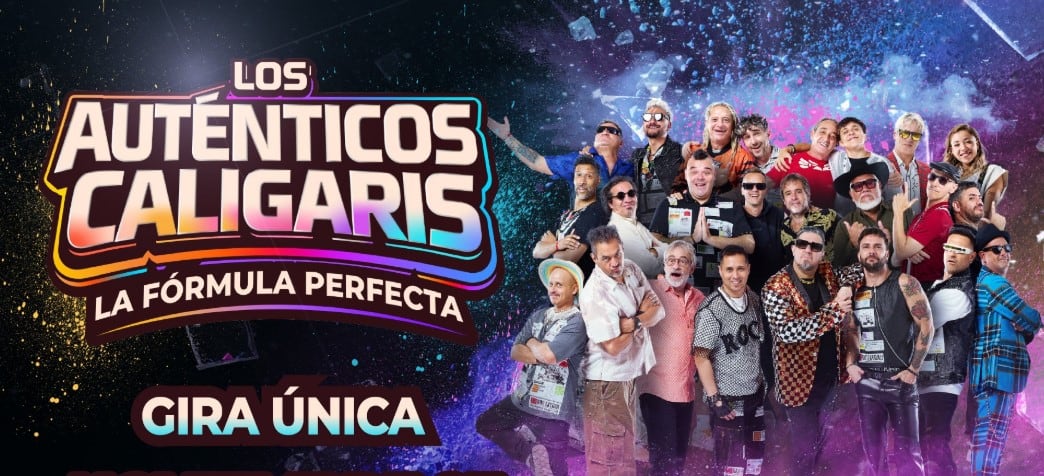 La gira Los Auténticos Caligaris reunirá a Los Auténticos Decadentes y Los Caligaris en una serie de conciertos por México en noviembre de 2026 (Ocesa)